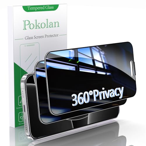 Protecteur d'écran de confidentialité iPhone 16 Plus anti-espion 360
