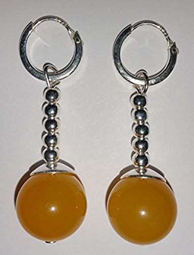 Yellow Jade Potara Earrings - Dragon Ball Z Anime Cosplay Costume Accessories by TamaShop