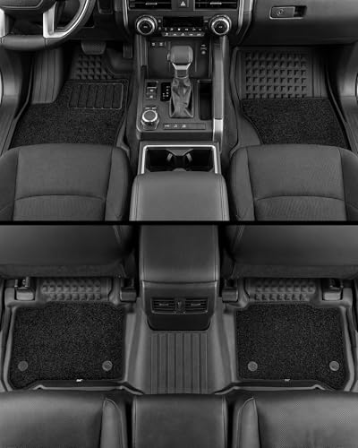 Image of 3W Floor Mats & Carpets for Toyota 4Runner 2025-2027 5-Seat Non-Hybrid