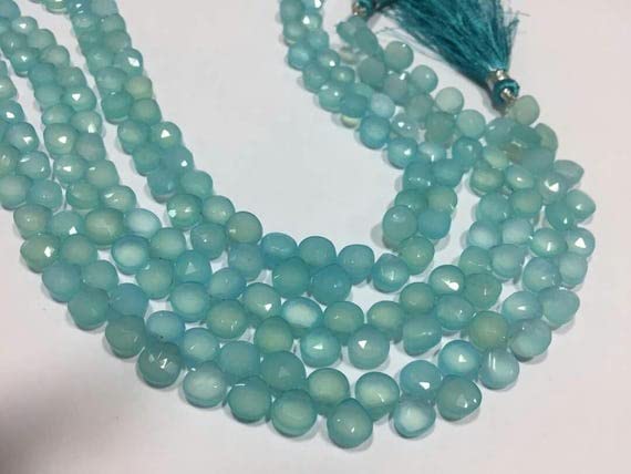 Perles de calcédoine en cœur LKBEADS de 8mm pour fabriquer un cadeau fait main inoubliable