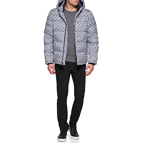 Image of Tommy Hilfiger Men's Down Alternative Hooded Puffer Jacket (Standard and Big & Tall)