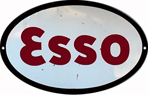 Reproducción ESSO Motor Oil Sign 9x14