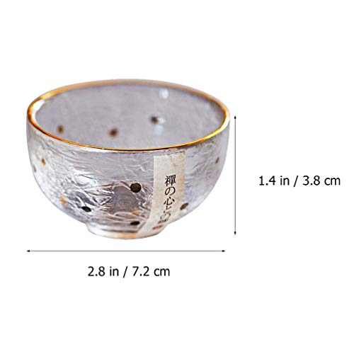 YARNOW 4 copos de saquê japoneses de vidro para shots de vidro para copos de chá, copos de vinho, ca