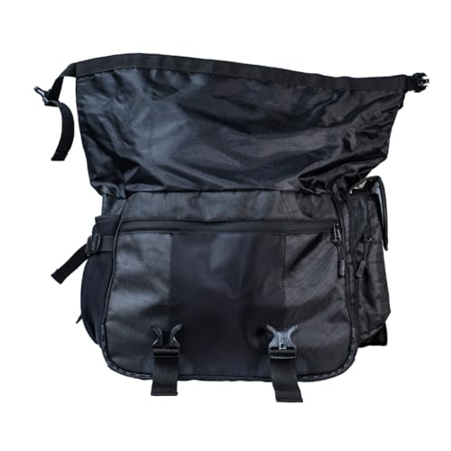 Image of Raida Compass S60 Motorcycle Saddle Bags | 60L Touring Saddle Bag Set | Roll-Top Waterproof Inner Dry Bags | 1680D Tear-Resistant Fabric | YKK Zippers | MOLLE Panel | Bottle Holders & Rain Covers