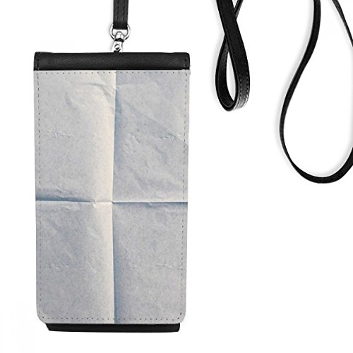 Porte-monnaie cuir noir et pochette téléphone suspendue amovible