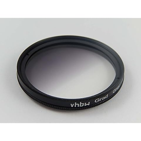 vhbw Universal Farb-Verlaufsfilter kompatibel mit Kamera Objektiven mit 62mm Filtergewinde - Gradationsfilter, Grau Cover