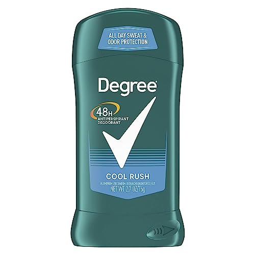 Degree Men Dry Protection Antiperspirant, Cool Rush 2.7 Oz (Pack of 3) - Packaging May Vary