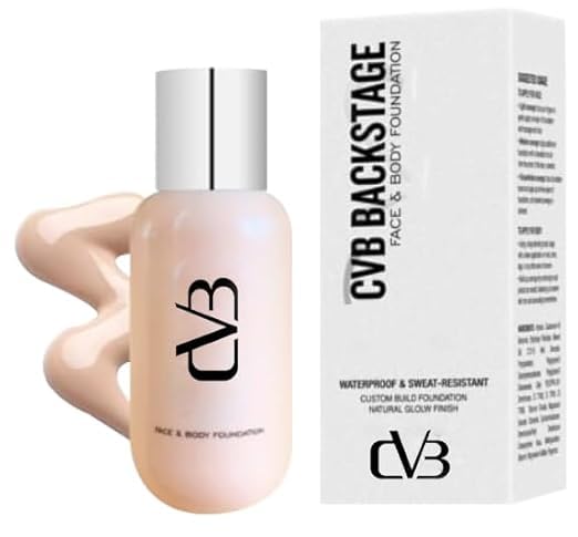 CVB Backstage Face & Body Foundation Waterproof & Sweet-Resistant 55ml, C-01-image-10