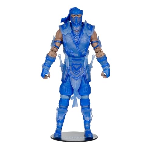 Mortal Kombat Action Figure Glow in The Dark Edition Sub-Zero (Gold Label) 18 cm