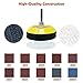 Cettkowns 100-Piece 3-Inch Sanding Discs Pad with 2Pcs Sanding Sponge Buffing Blocks and 1/4