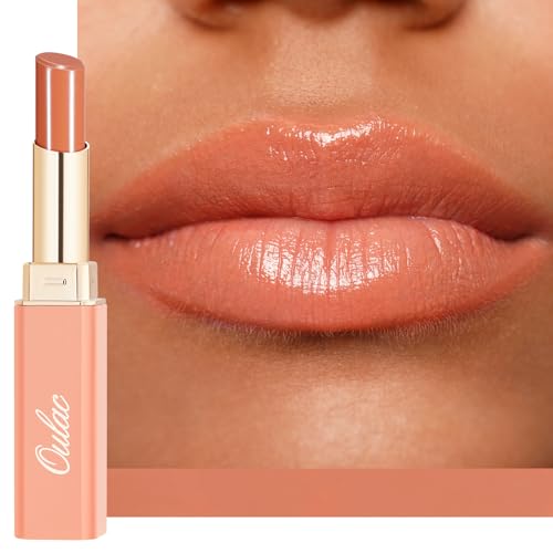 Oulac Langanhaltender, feuchtigkeitsspendender Nude-Lippenstift – Saftiger Effekt, präzises Auftragen, leuchtende Farbe, weiche Textur, vegan und tierversuchsfrei, 05 Señorita
