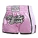 Unisex Boxing Shorts for MMA, Muay Thai & Fitness Training – Breathable Polyester Trunks with Elastic Waistband, Sporty Printed Design, Sizes M–XXL（Black）（M）