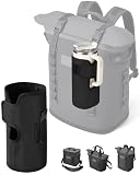 WEIGUZC Bottle Holder for HitchPoint Grid Compatible with YETI Hopper Soft Cooler or Camino Carryall - 600D Waterproof Oxford with 2mm Pearl Cotton - Hands-Free Water Bottle Carrier