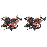 Toyvian 3D Scorpion Fighter 2 Pack 3D Jigsaw Puzzle Fighter 3D Toy Craft Corpor de Luchador Scorpion Puzzle 3D Madera