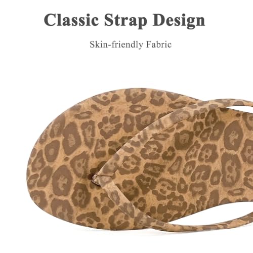 Image of Cheval Flat Leather Flip Flops for Women, Comfortable Dressy Thong Sandals 2026 Summer and Spring Vacation Essentials, Chanclas Para Mujer