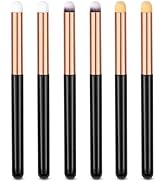 UorPoto Concealer Eyeshadow Brush Set 6Pcs Eye Makeup Brushes Round Professional Can Blending Bru...
