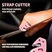 Legal Pink Pocket Knife for Women - Legal Small 2.68 Inch Serrated Blade - Womens Folding Knives for Self Defense Survival EDC - Cute Girl Survival Tool for Travel 6655 P