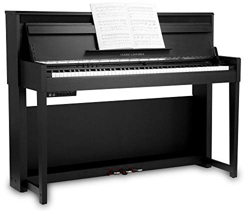 Classic Cantabile UP-1 SM Piano Droit Numérique – 88 Touches pondérées avec clavier à marteaux – Synthetiseur avec USB… - Les Beatles, Paul McCartney, John Lennon, RIngo Starr, George Harrison Classic Cantabile UP-1 SM Piano Droit Numérique - 88 Touches pondérées avec clavier à marteaux - Synthetiseur avec USB… – Image 7