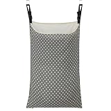 HDHYK Adjustable Space Saving Door Hanging Laundry Hamper Bag Dorm Laundry Bag,Wide Open Top Over Th