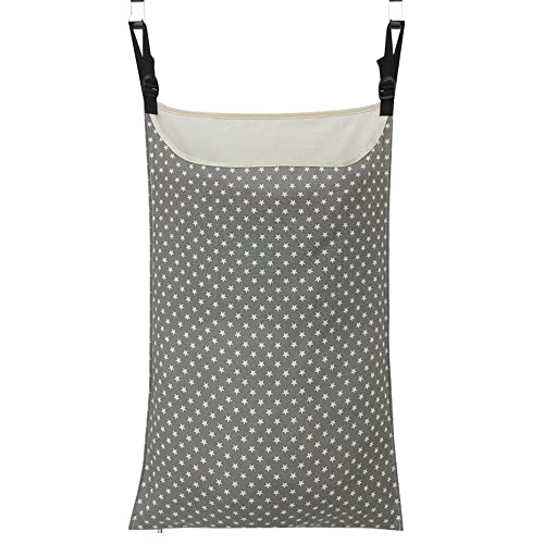 Hdhyk Adjustable Space Saving Door Hanging Laundry Hamper Bag Dorm Laundry Bag,Wide Open Top Over The Door Laundry Hamper With Free Hanging Hooks #TOP4
