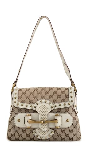 Shopbop Archive Women's Pre-Loved Gucci Studded Pelham Runway Flap Bag, Brown, One Size
