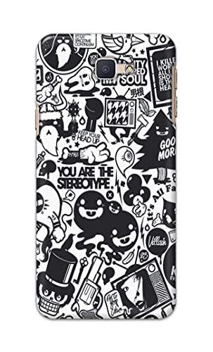 Image of Printed Hard Back Cover Case for Samsung Galaxy J5 Prime | Samsung On 5 2016 Back Cover (Mixed Cartoon) -1302