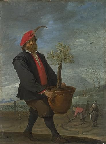 Affiche Printemps David Teniers Style Graffiti - Impression Murale Salon 60x90cm