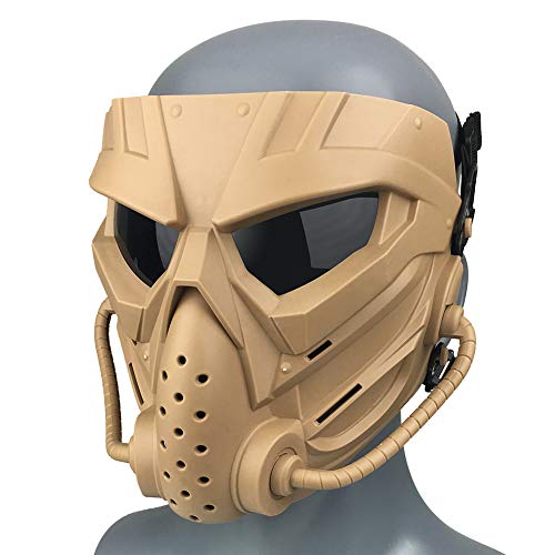 Casque Rapide Airsoft avec Masque Skull et Lunettes de Protection Tactique intégrées