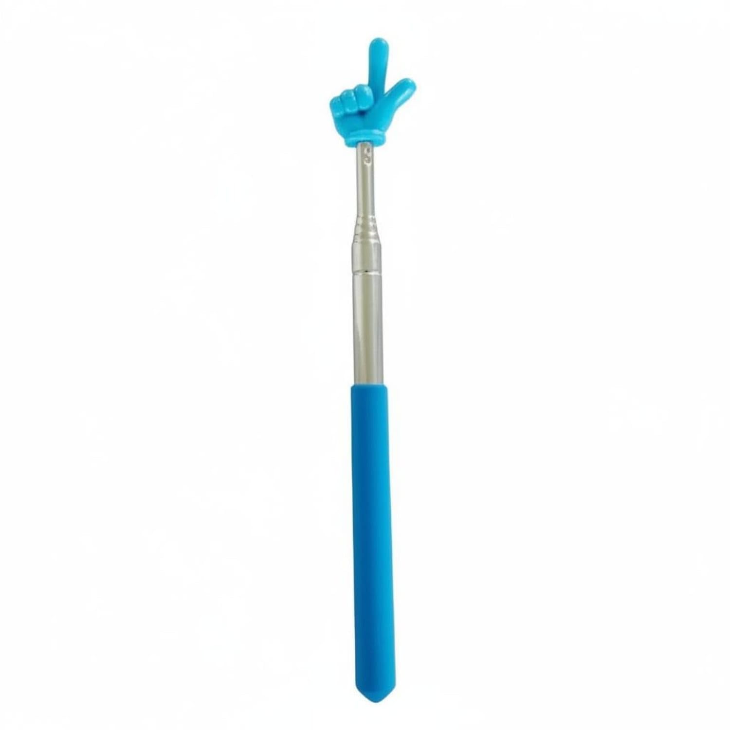 Telescopic Finger Pointer Portable Hand-Shaped Pointer Stick Compact Learning Tool for Children, Kids, Reading, Classroom, Blue-image-47