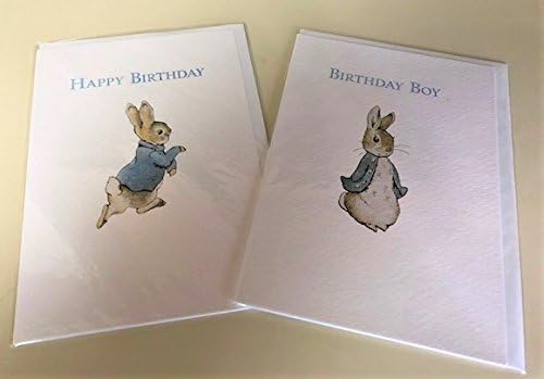 Peter Rabbit y Beatrix Potter para jóvenes -12tarjetas que se puede utilizar para cualquier occasion- de la madre day-organizer, para hombres y