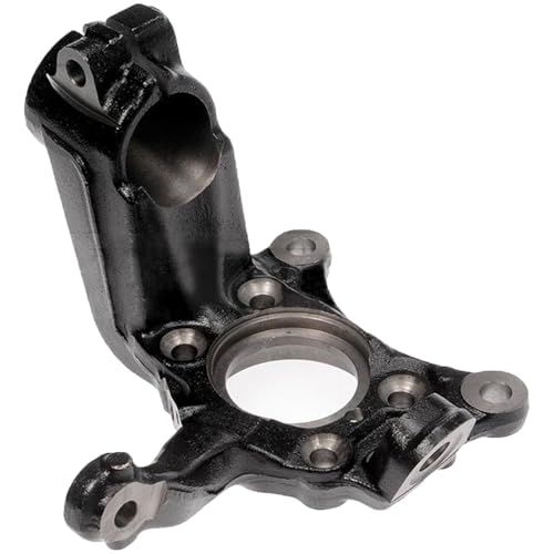 Image of Detroit Axle - Front Left Steering Knuckle for 2011-2018 Volkswagen Jetta, 2012-2022 Passat, 2011-2019 Beetle, 2013 2014 2015 2016 2017 Driver Side Steering Knuckle Assembly Replacement