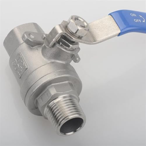 Robinet à bille 1/2 acier inoxydable 304 haute qualité