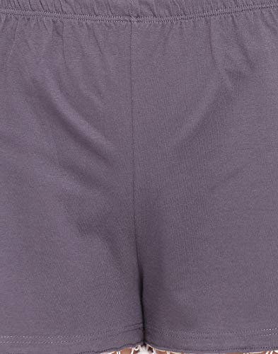 Image of A.T.U.N. (ALL THINGS UBER NICE) Women's Cotton Relaxed Fit Sleepwear Set | Tees with Shorts Set