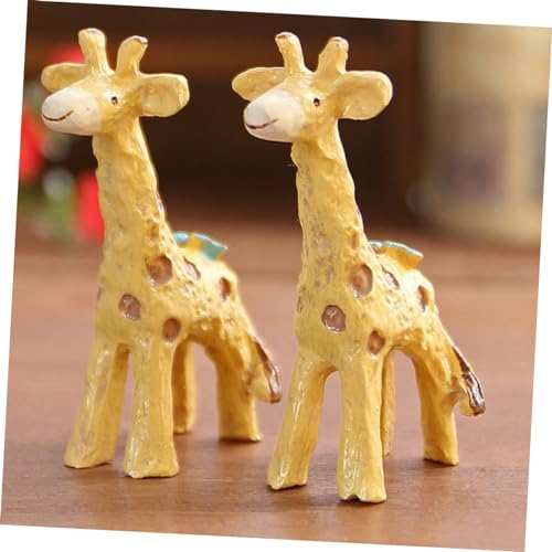 Statues de girafe en résine faites à la main pour décoration chic - 2