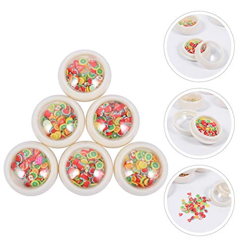 PIXNOR Fatias de Frutas de Unhas Materiais de Arte para Unhas Diy Designs Artes Artesanais para Mulh