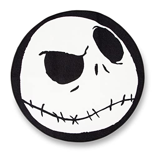 Image of Disney The Nightmare Before Christmas Jack Skellington 39-Inch Round Area Rug Accent, Indoor Floor Mat
