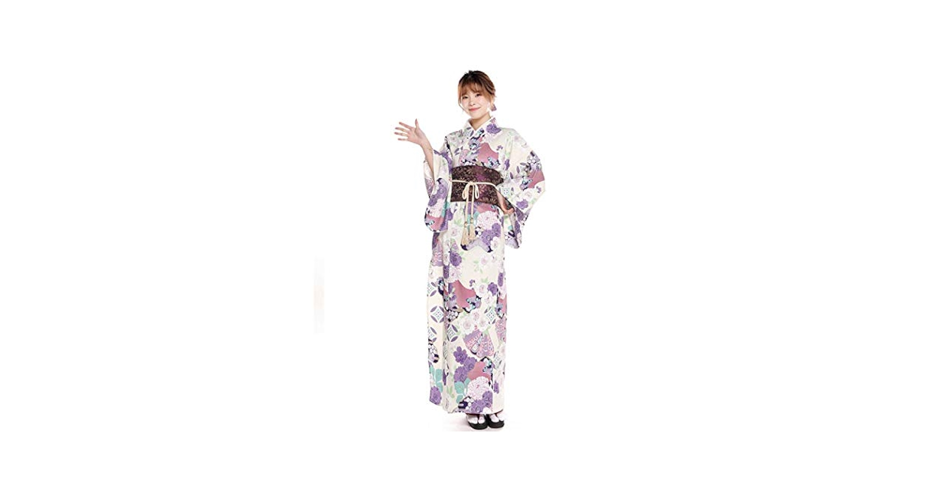 振り袖浴衣　綿コーマ地のお嬢さん浴衣と帯のセット　帯選択可　文化祭夏祭りお稽古 振り袖浴衣 綿コーマ地のお嬢さん浴衣と帯のセット 帯選択可 文化