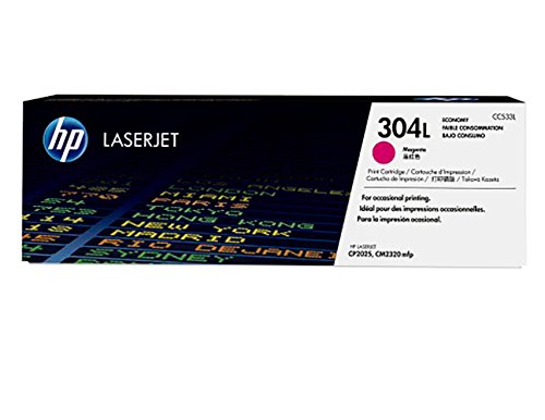 HP CC533L   Cartucho de tóner Original 304L, 1400 páginas, Magenta