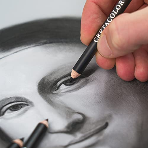 CRETACOLOR Black Box Kohleset | 20-teiliges Kohle- und Zeichenset