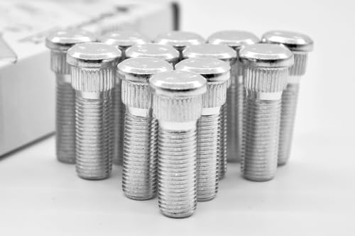 Project Innovation OEM Size Direct Replacement 45.5mm Total Length Wheel Studs Wheel Bolts Compatible with Toyota Tundra Pick up Trucks m14x1.5x45.5 Year 2022-2025 1 Set 12pcs