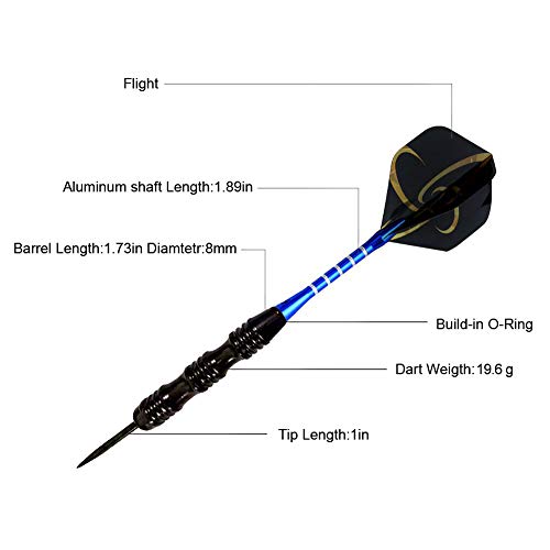 Winsdart DARTS-A Adkx Steel Tip Darts 12 Pack Set thumb #1