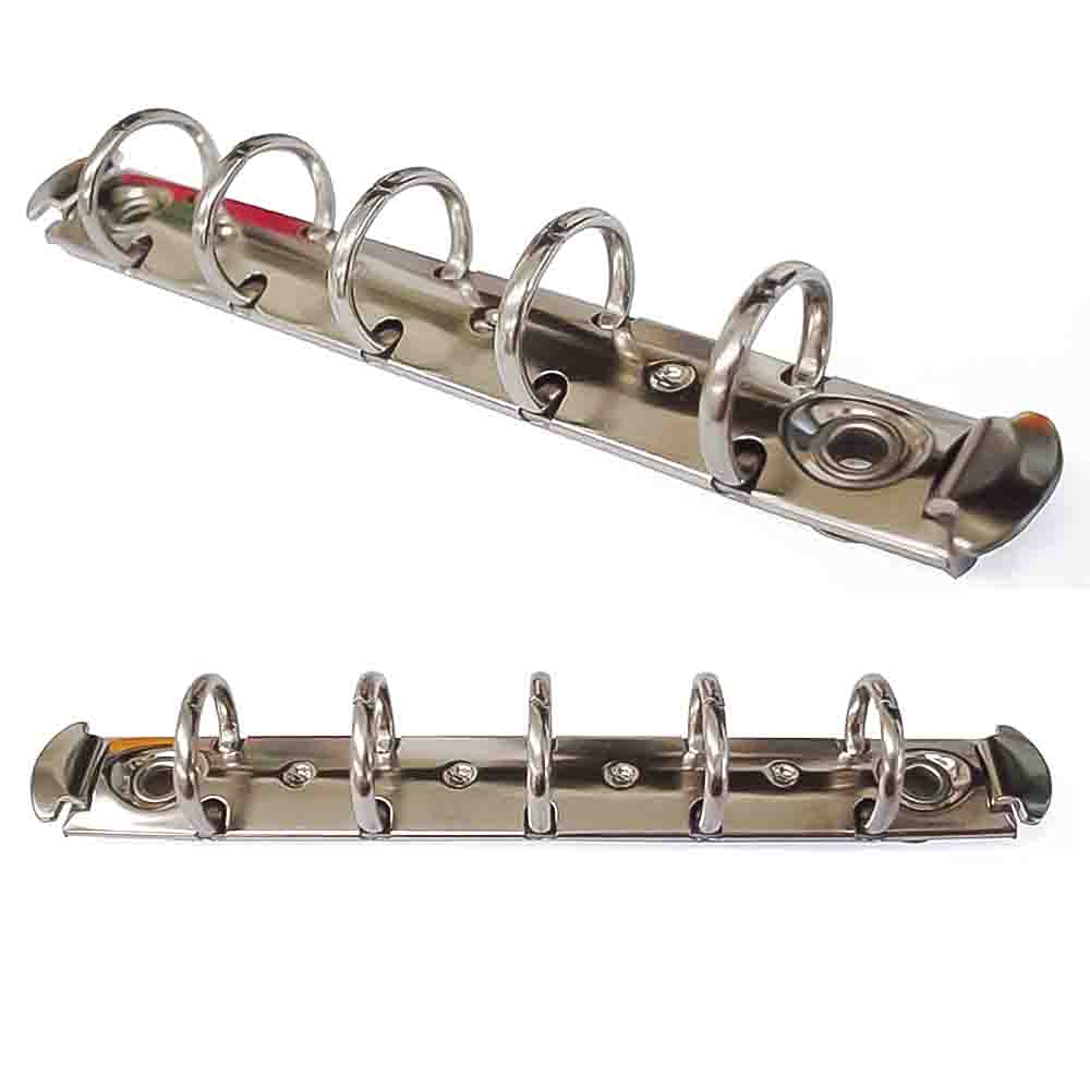 Amazon.co.jp: A7 縦 バインダー 金具 背なしタイプ 5穴【F120ー5