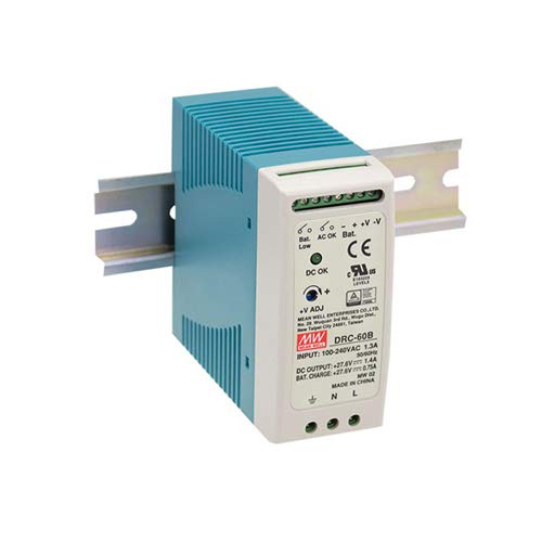 Mean Well DRC-60A AC-DC Rail DIN industriel avec fonction UPS