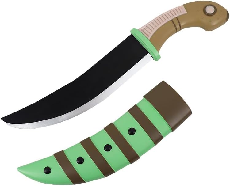 Mingshao 19.5" Foam Dagger for Ace Durable Foam Knife with Sheath Cosplay Props for Collection Costume Xmas Gift and Halloween