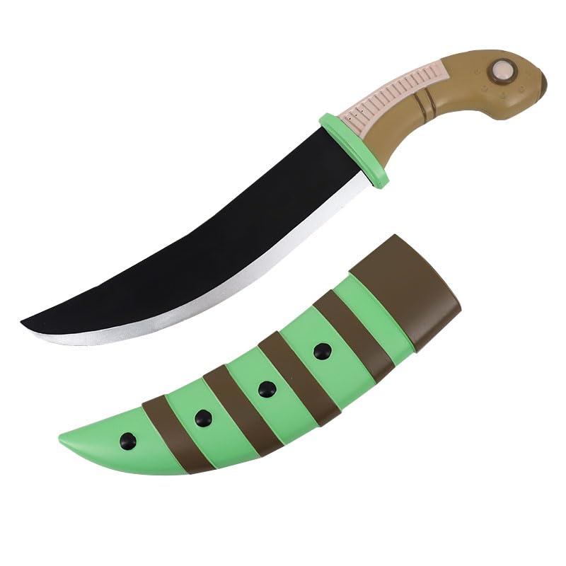 Mingshao 19.5" Foam Dagger for Ace Durable Foam Knife with Sheath Cosplay Props for Collection Costume Xmas Gift and Halloween