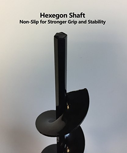 Willard & May Flower Bulb Hex Shaft Drill Planter, Non-Slip – 2.75 By 24 Inch - Bulb & Bedding Plant Auger #TOP6