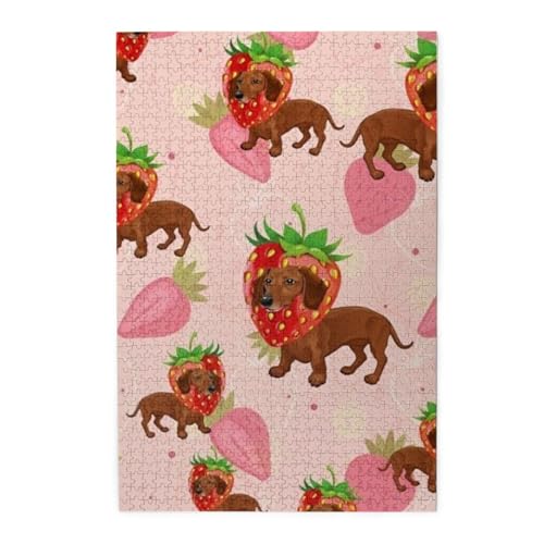 犬柄 1000ピース ジグソーパズル 大人向け難しい 破片なし カチっとハマる 誕生日 おしゃれ インテリア ギフトハウス (75×50cm)