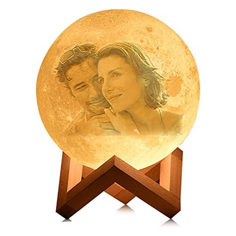 Luz De Luna 3d Personalizada, Luz Nocturna De Carga Usb Cover