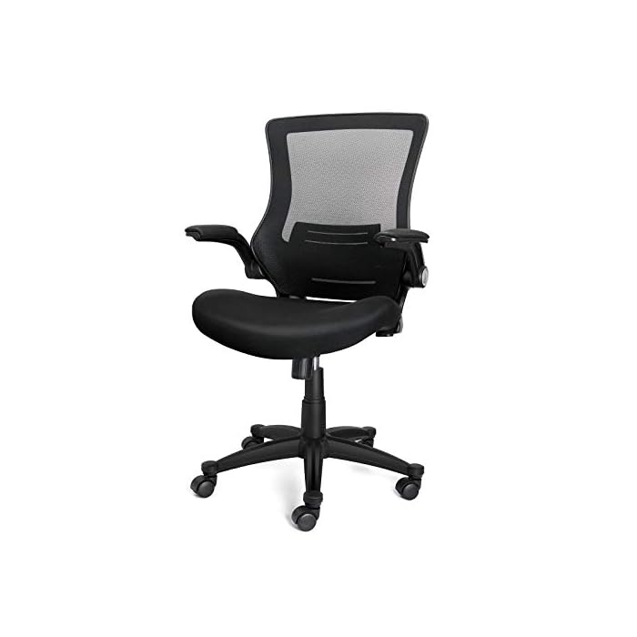 Buy Icoudy Ergonomic Mesh Office Chair Mid Back Swivel Desk Chair Black
