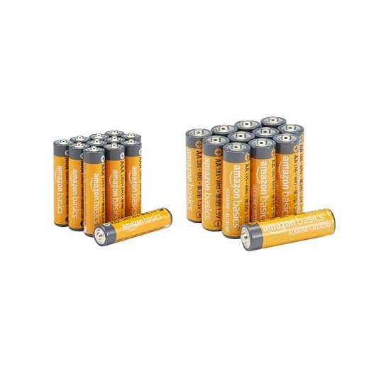 Amazon Basics - Paquete de 24 pilas alcalinas AA y AAA de alto rendimiento, 12 pilas AA y 12 pilas AAA, 1,5 voltios, vida útil de 10 años